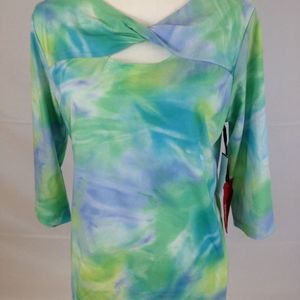 NWT Barbara Lesser top